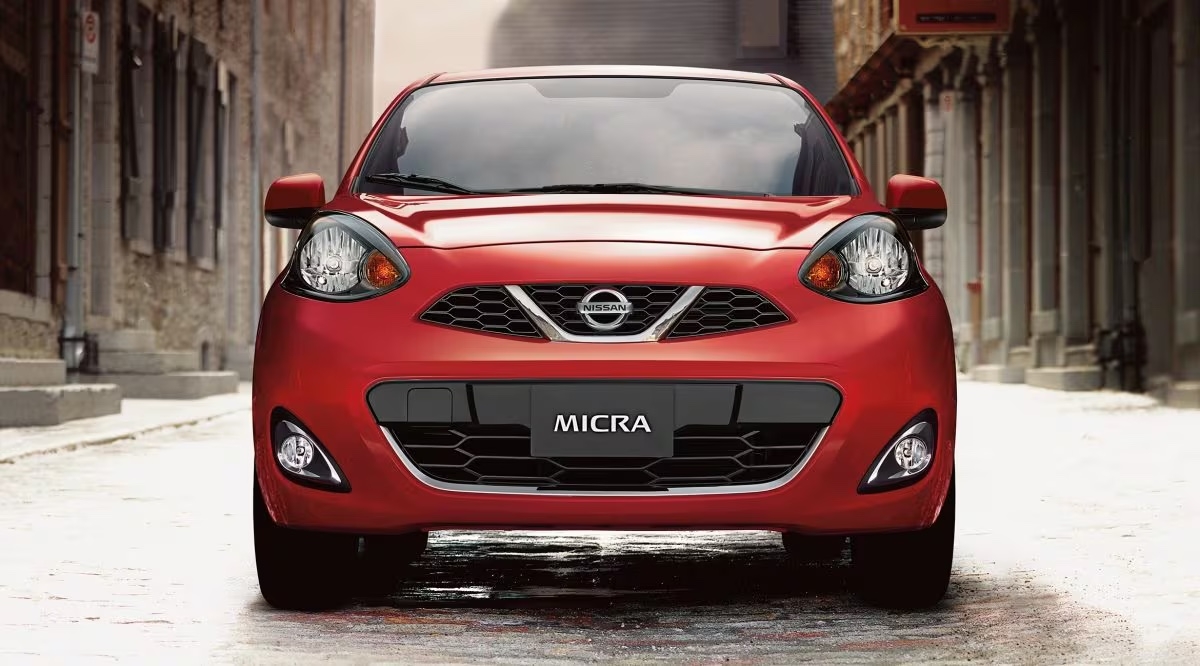 Vue avant de la Nissan Micra.