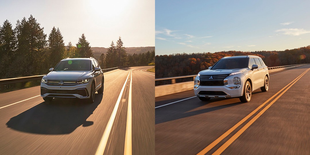 Volkswagen Tiguan 2022 vs Mitsubishi Outlander 2022: que le meilleur gagne!